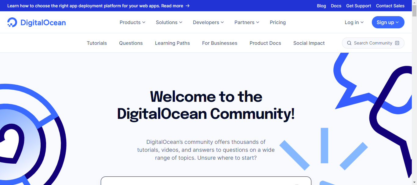 Digital Ocean's Community