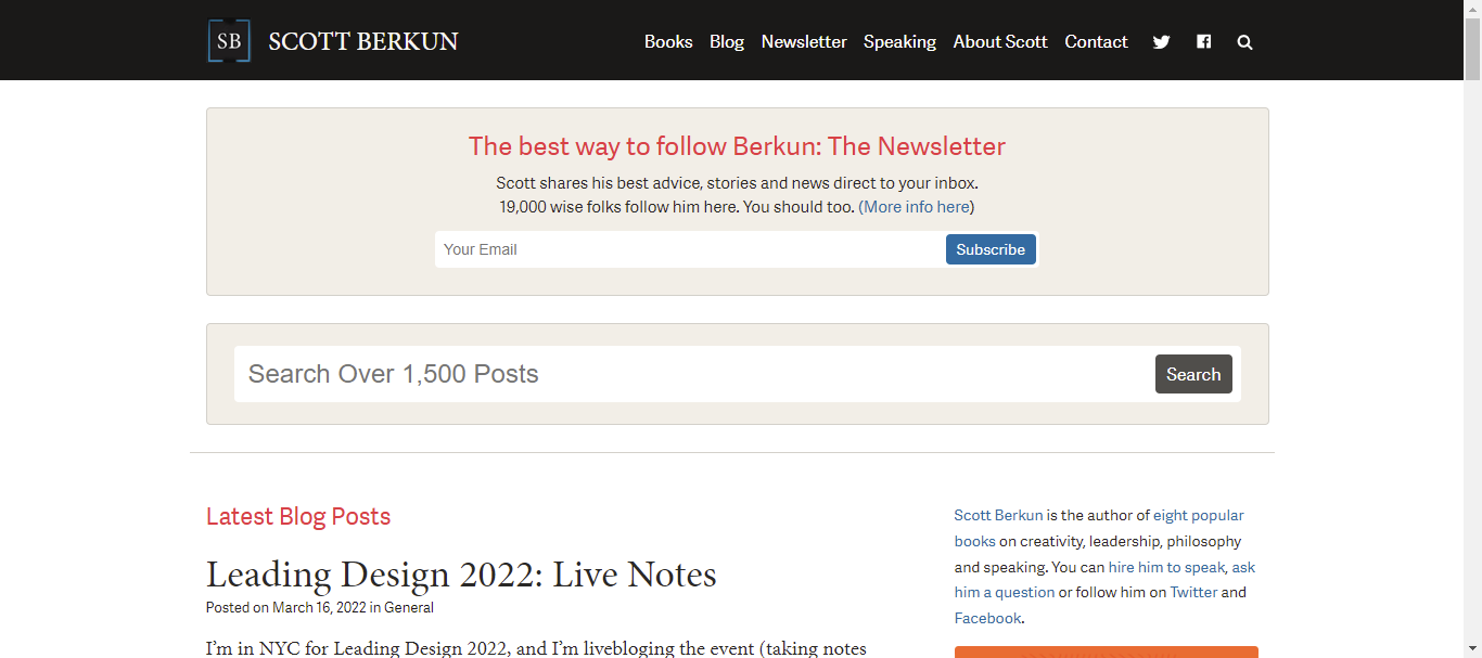 The Berkun's Blogs